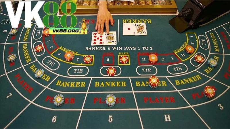Bí kíp lựa chọn cửa cược thông minh trong Baccarat tại VK88
