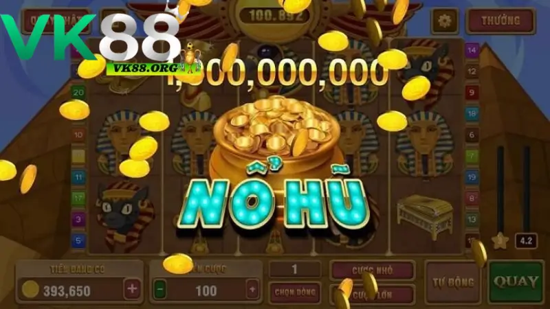Sảnh chơi game nổ hũ chất lượng trên nhà cái VK88