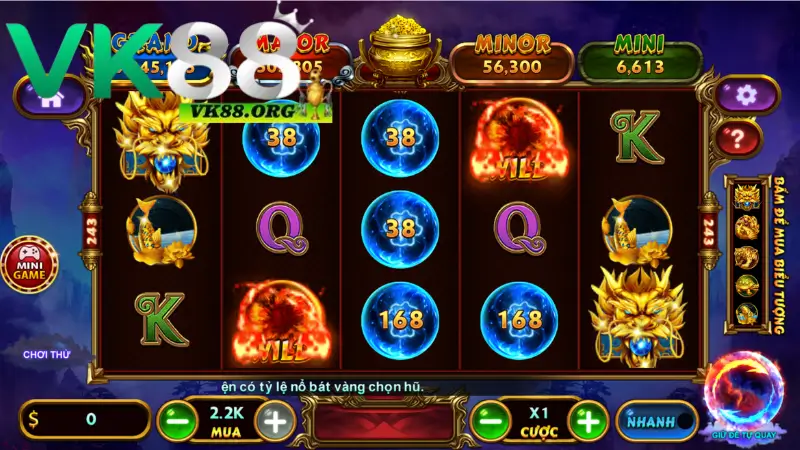 Ưu điểm nổi bật của game Nổ hũ VK88 là gì?